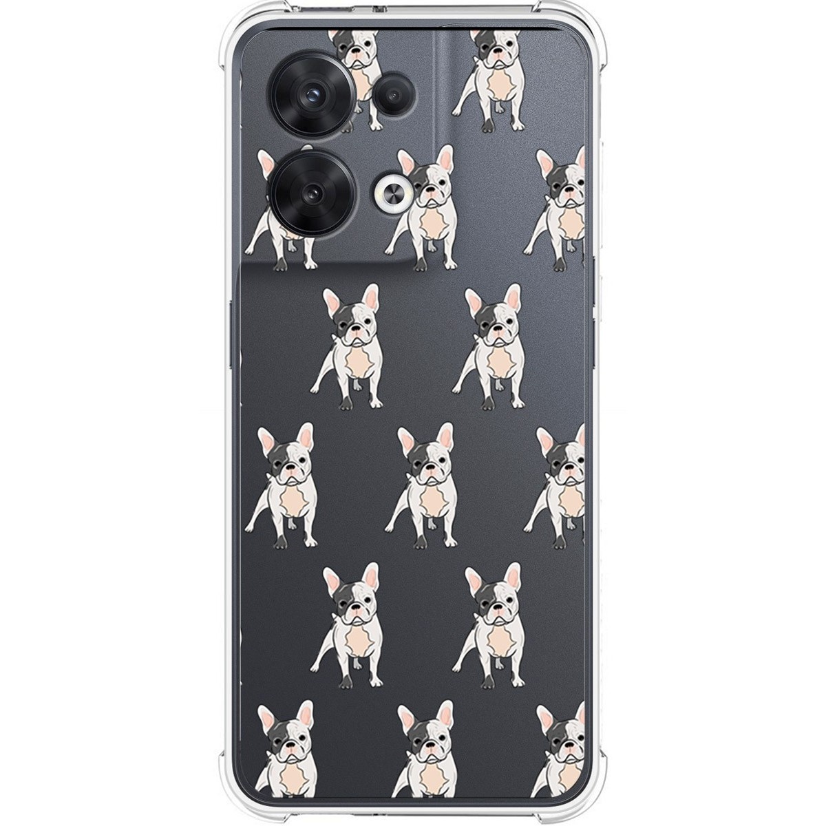 Funda Silicona Antigolpes para Oppo Reno 8 5G diseño Perros 12 Dibujos