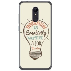 Funda Gel Tpu para Xiaomi Redmi 5 Plus Diseño Creativity Dibujos