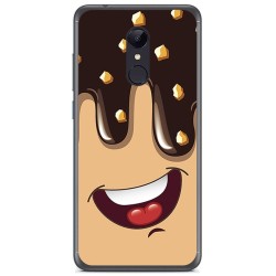 Funda Gel Tpu para Xiaomi Redmi 5 Plus Diseño Helado Chocolate Dibujos