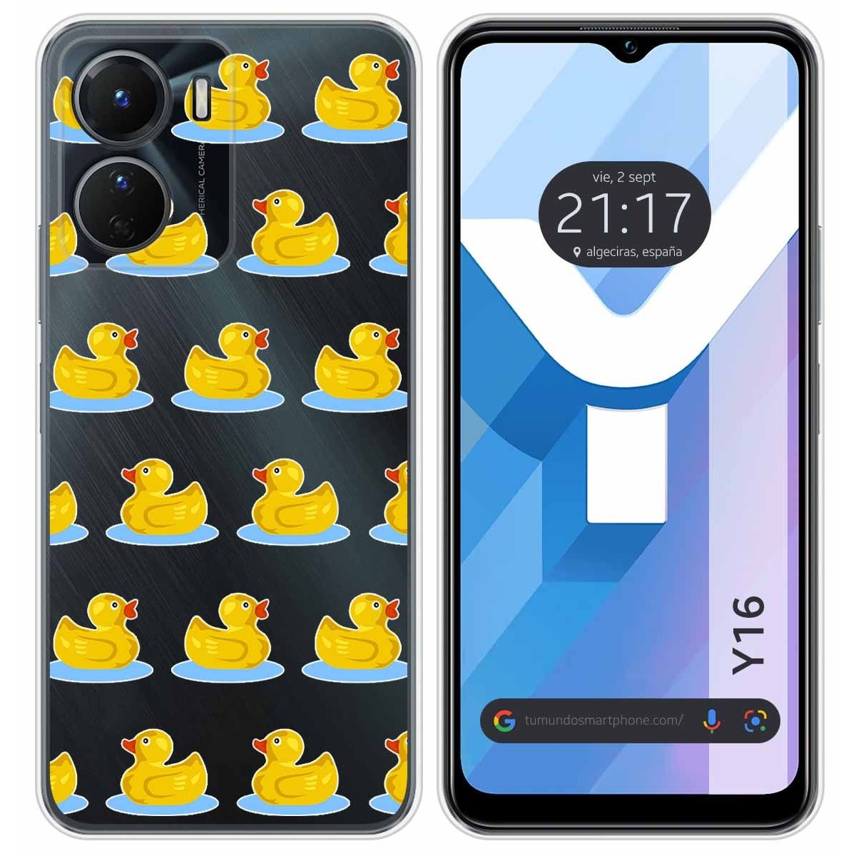 Funda TPU para Vivo Y16 transparente