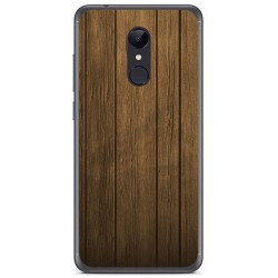 Funda Gel Tpu para Xiaomi Redmi 5 Plus Diseño Madera Dibujos