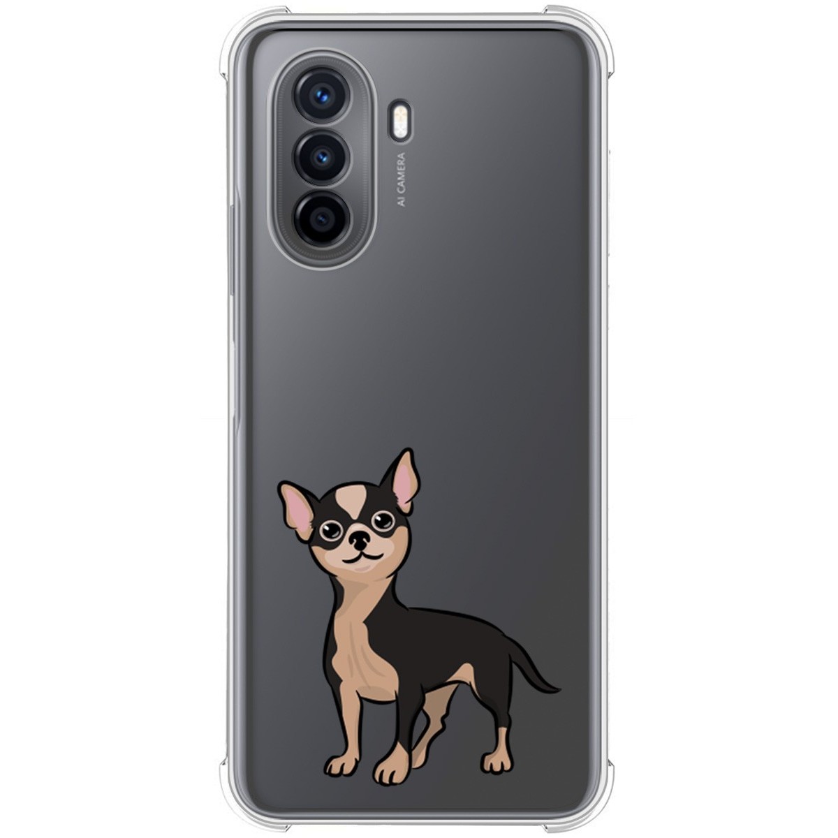 Funda Silicona Antigolpes para Huawei Nova Y70 diseño Perros 05 Dibujos