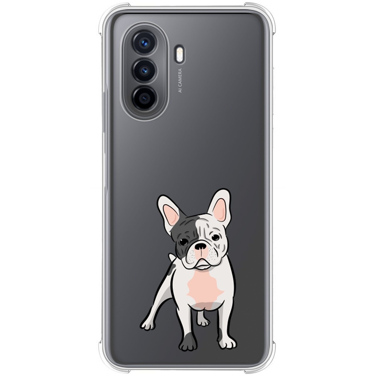 Funda Silicona Antigolpes para Huawei Nova Y70 diseño Perros 06 Dibujos