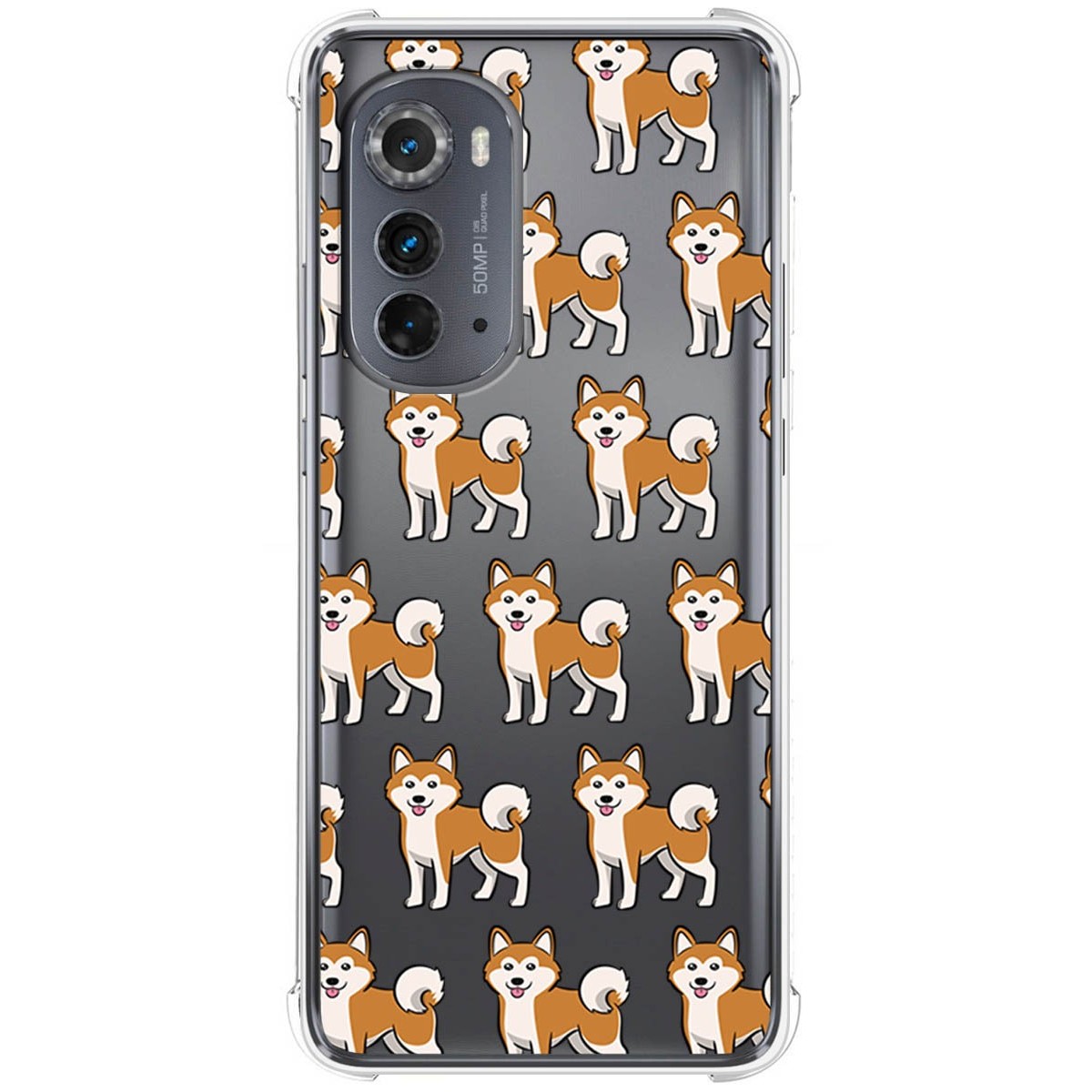 Funda Silicona Antigolpes para Motorola Moto Edge 30 5G diseño Perros 08 Dibujos