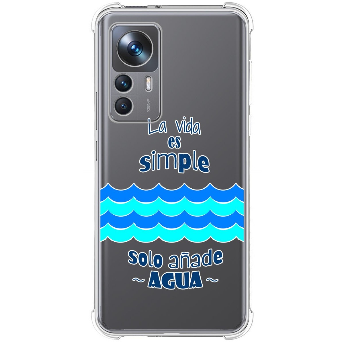 Funda Silicona Antigolpes para Xiaomi 12T / 12T Pro 5G diseño Agua Dibujos