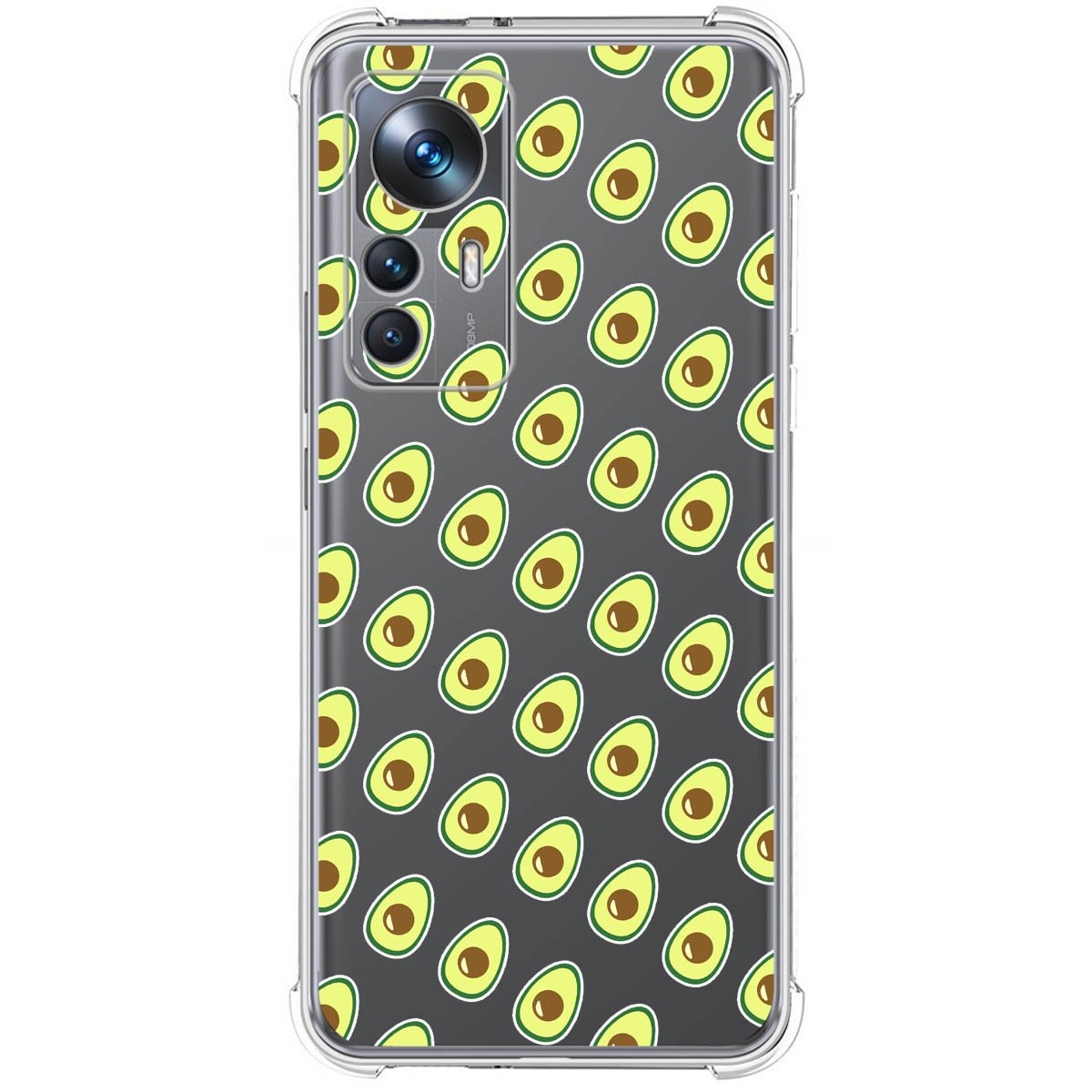 Funda Silicona Antigolpes para Xiaomi 12T / 12T Pro 5G diseño Aguacate Dibujos