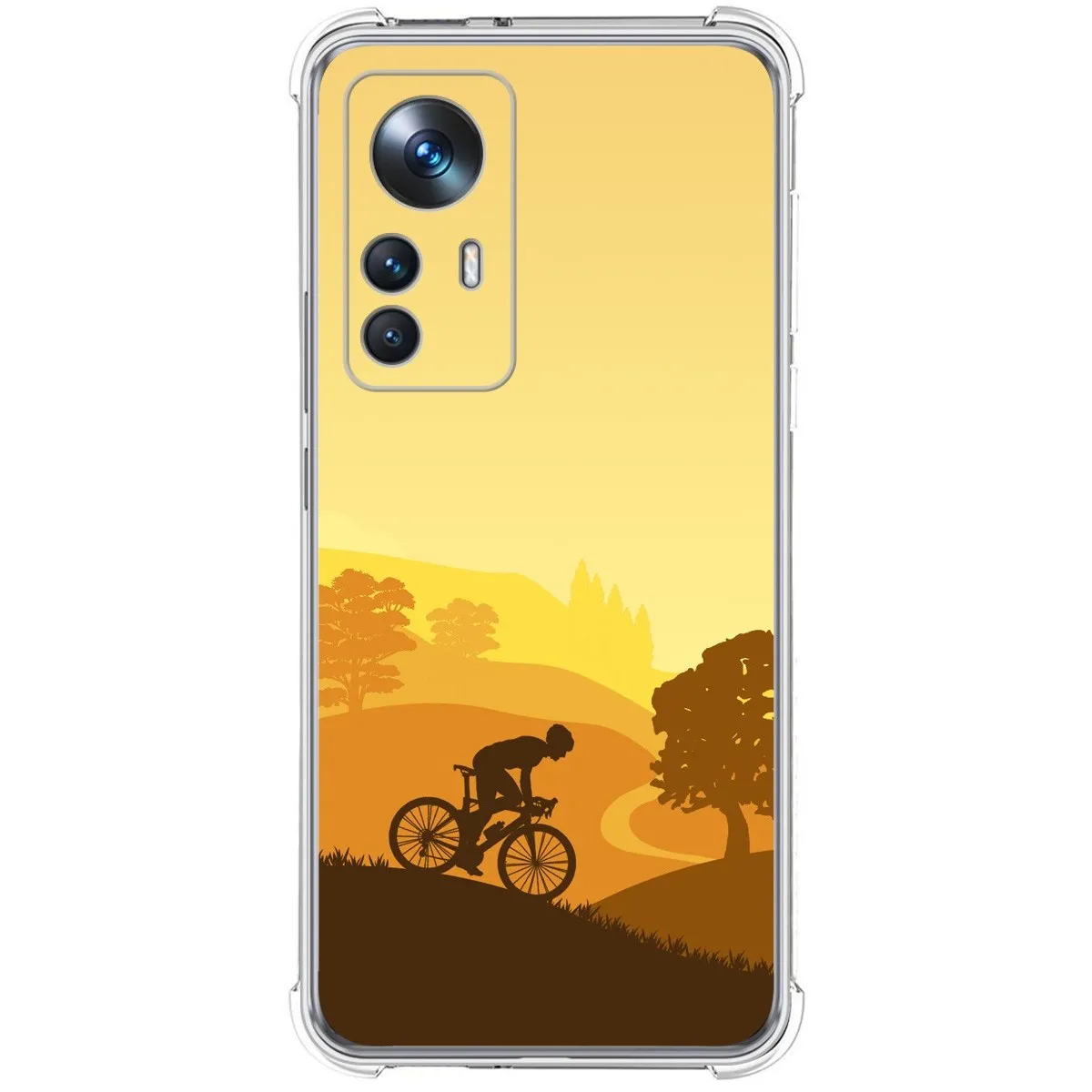 Funda Silicona Antigolpes para Xiaomi 12T / 12T Pro 5G diseño Ciclista Dibujos