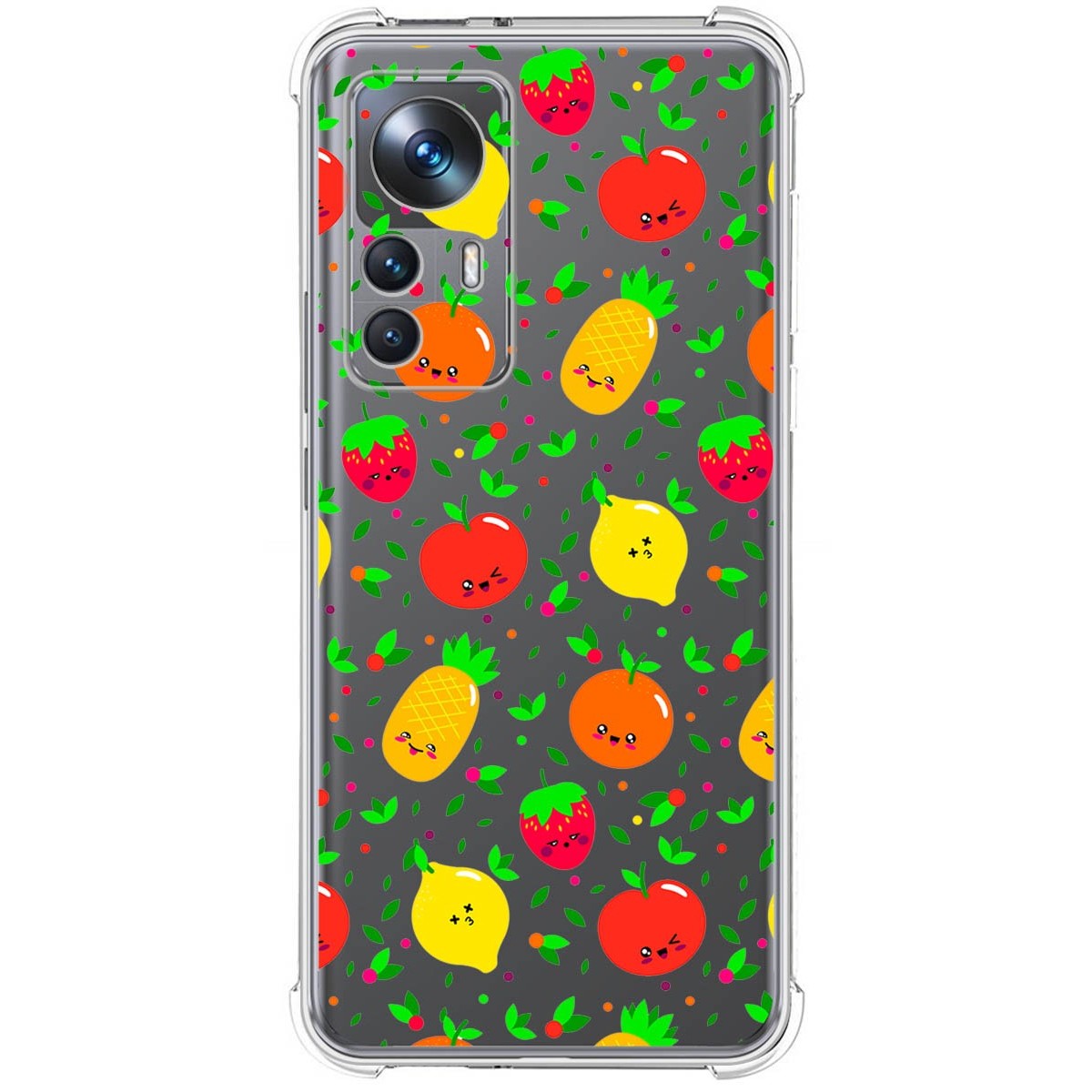 Funda Silicona Antigolpes para Xiaomi 12T / 12T Pro 5G diseño Frutas 01 Dibujos