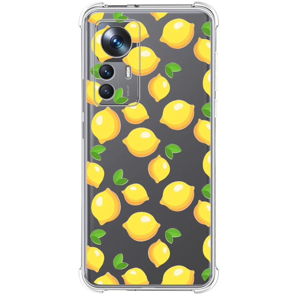Funda Silicona Antigolpes para Xiaomi 12T / 12T Pro 5G diseño Limones Dibujos