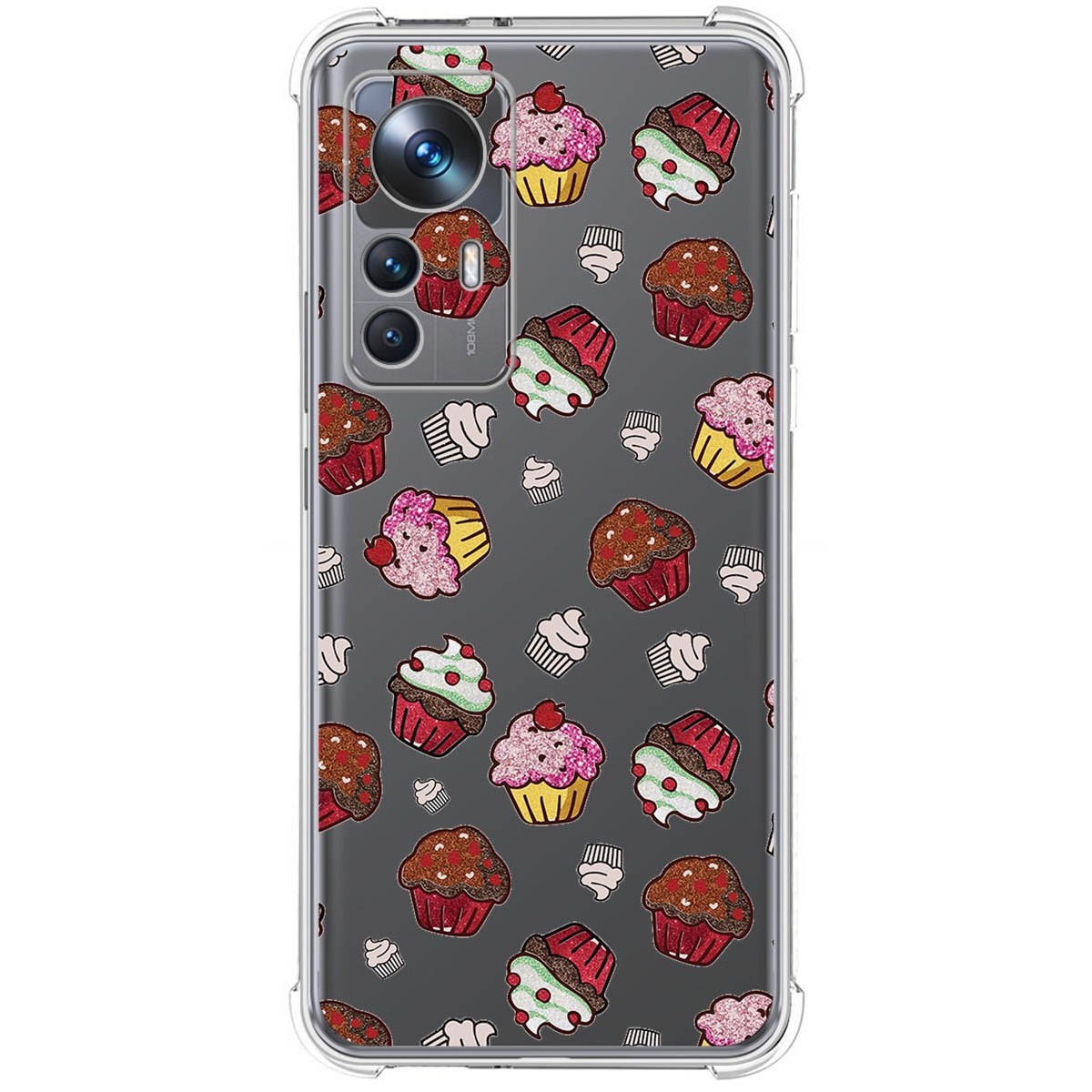 Funda Silicona Antigolpes para Xiaomi 12T / 12T Pro 5G diseño Muffins Dibujos