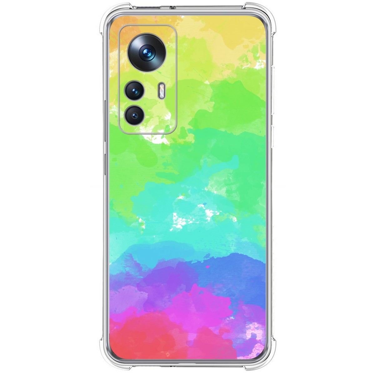 Funda Silicona Antigolpes para Xiaomi 12T / 12T Pro 5G diseño Acuarela 03 Dibujos