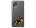 Funda Silicona Antigolpes para Xiaomi 12T / 12T Pro 5G diseño Perros 03 Dibujos