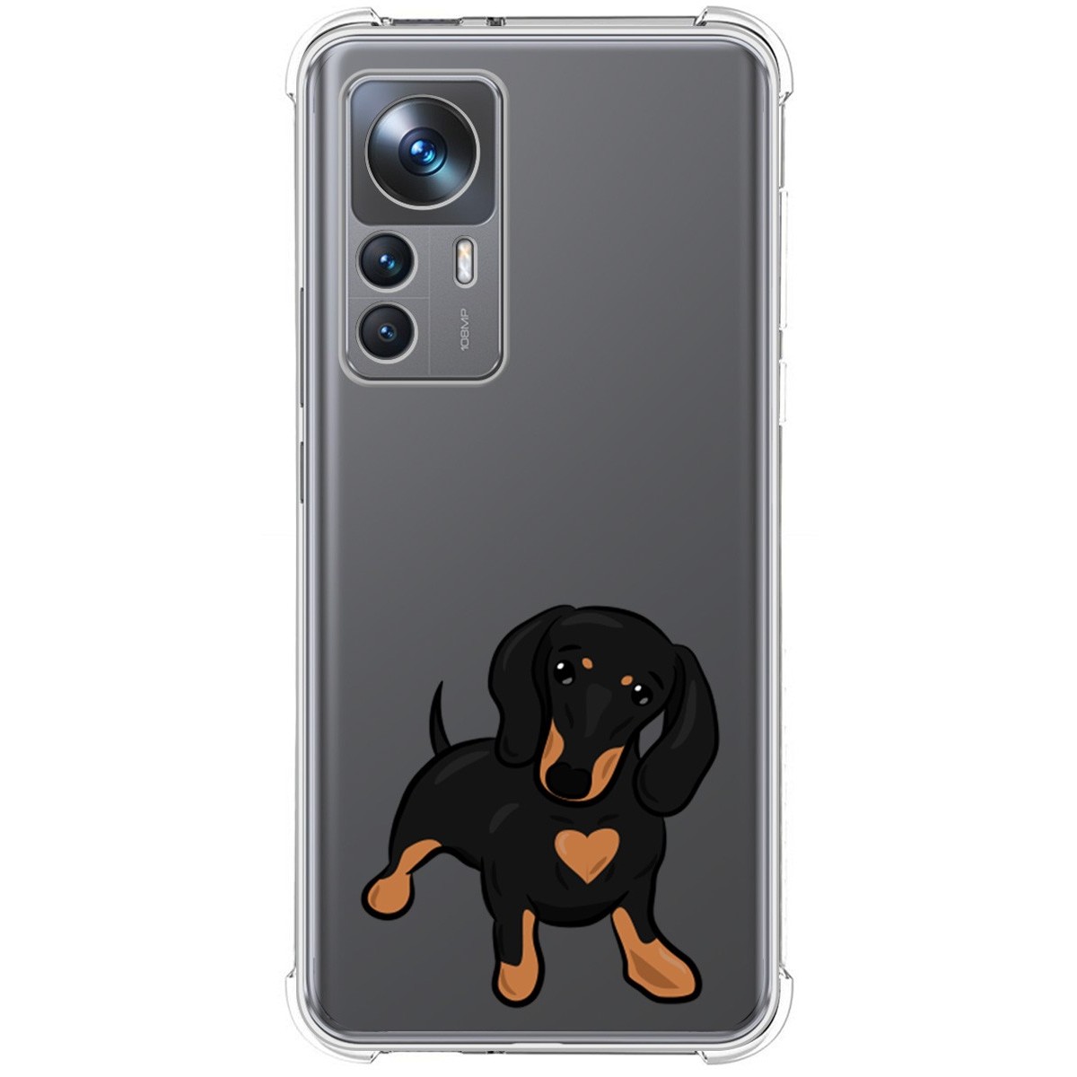 Funda Silicona Antigolpes para Xiaomi 12T / 12T Pro 5G diseño Perros 04 Dibujos