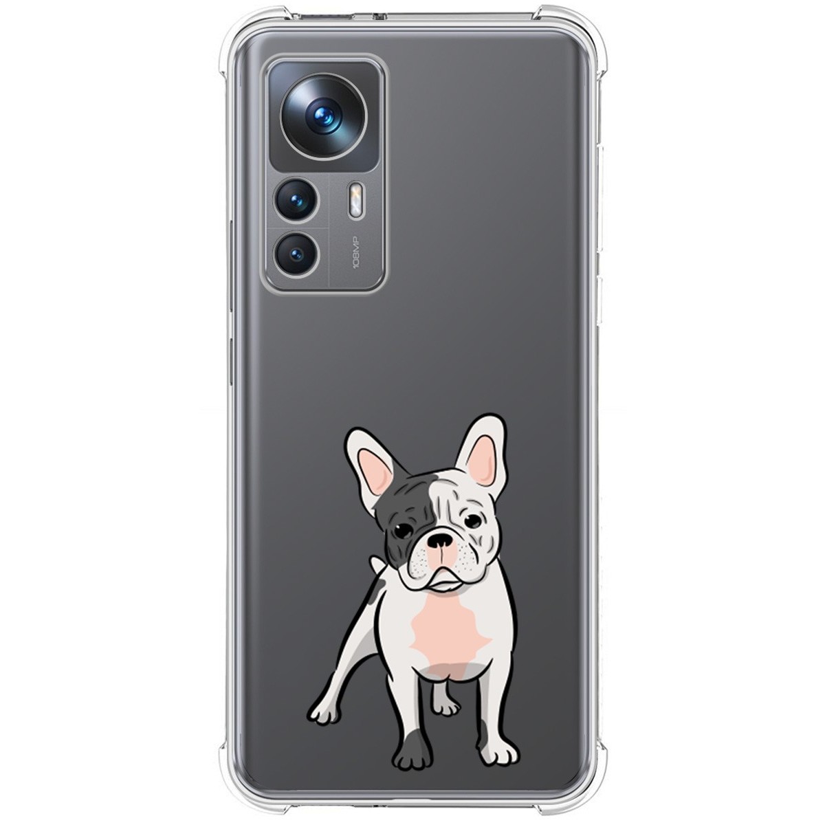 Funda Silicona Antigolpes para Xiaomi 12T / 12T Pro 5G diseño Perros 06 Dibujos