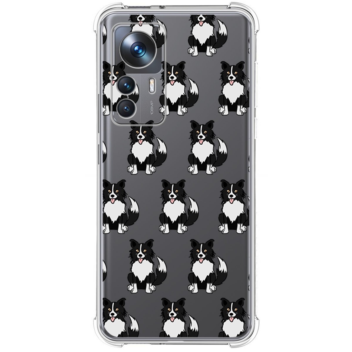 Funda Silicona Antigolpes para Xiaomi 12T / 12T Pro 5G diseño Perros 07 Dibujos