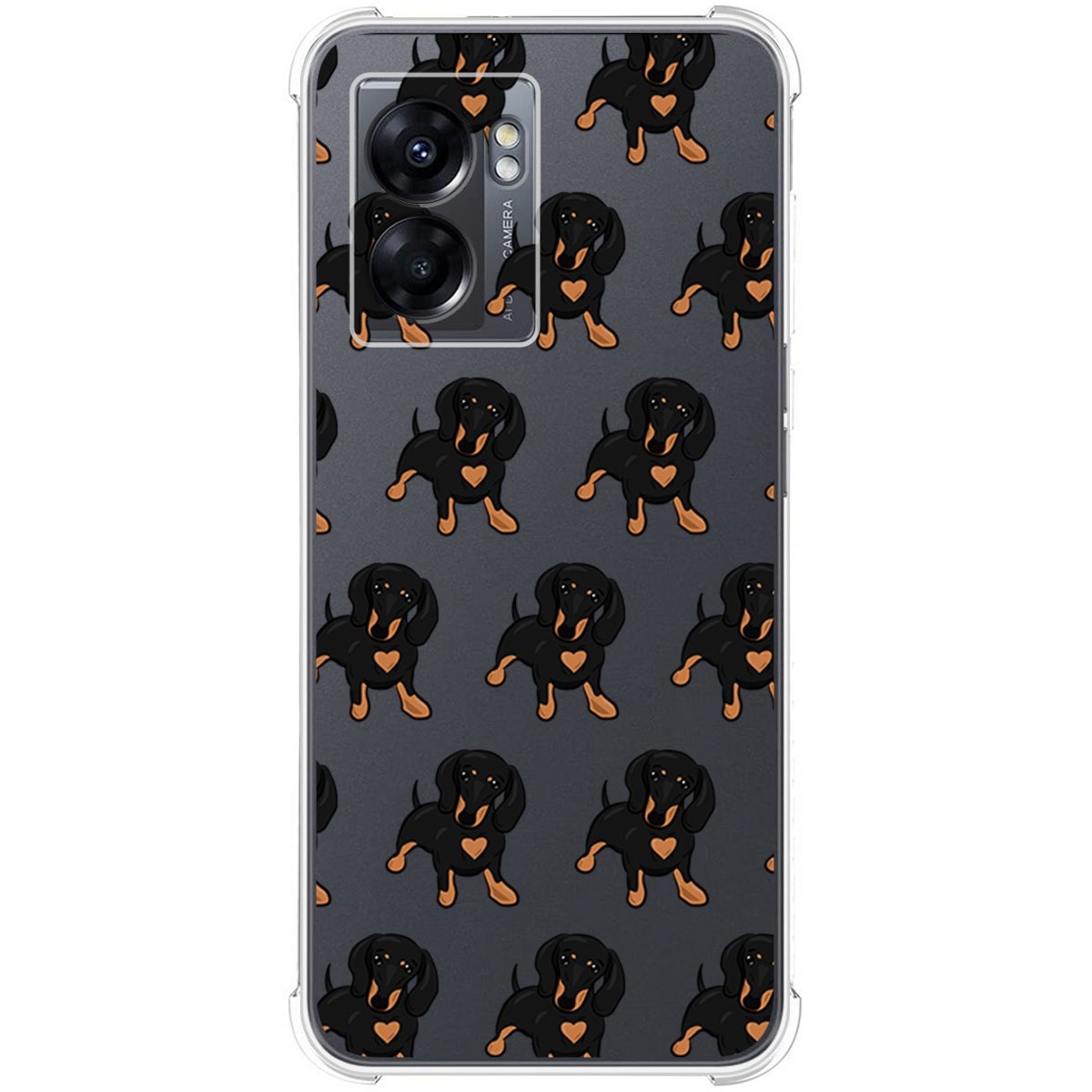 Funda Silicona Antigolpes para Oppo A77 5G diseño Perros 10 Dibujos