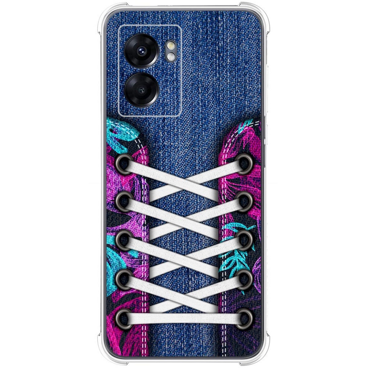 Funda Silicona Antigolpes para Realme Narzo 50 5G diseño Zapatillas 06 Dibujos