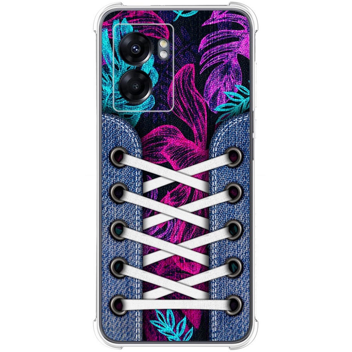 Funda Silicona Antigolpes para Realme Narzo 50 5G diseño Zapatillas 07 Dibujos