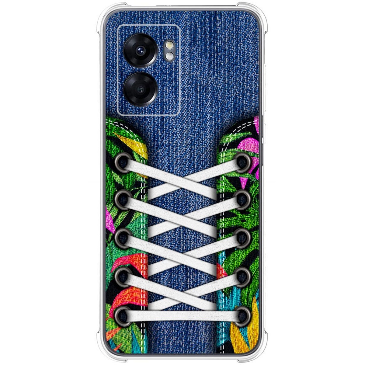 Funda Silicona Antigolpes para Realme Narzo 50 5G diseño Zapatillas 13 Dibujos