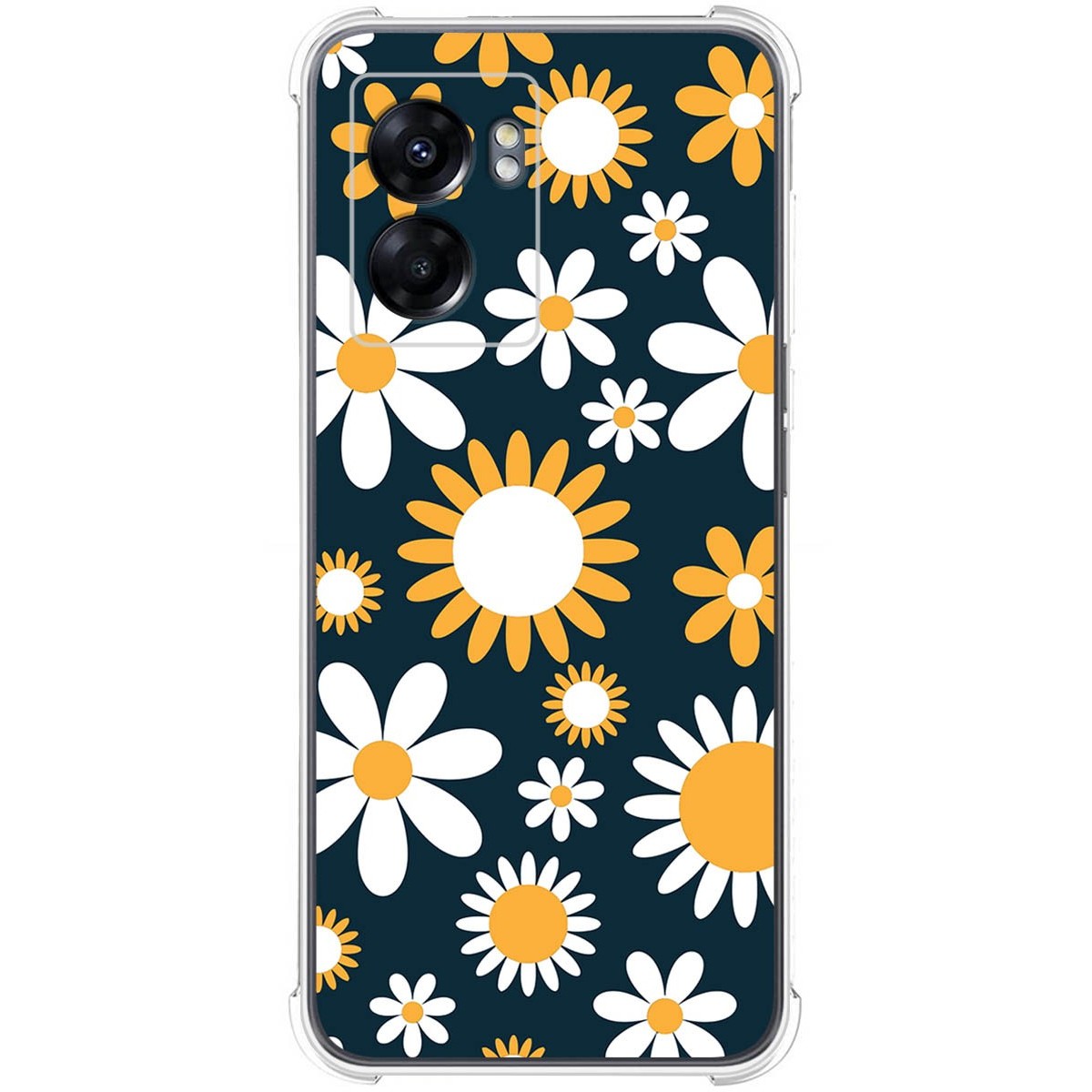 Funda Silicona Antigolpes para Realme Narzo 50 5G diseño Flores 08 Dibujos