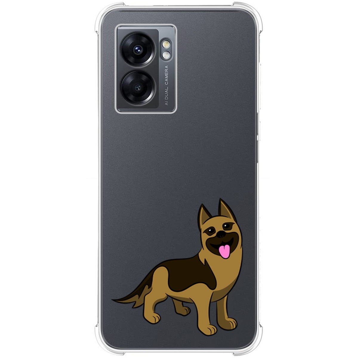 Funda Silicona Antigolpes para Realme Narzo 50 5G diseño Perros 03 Dibujos