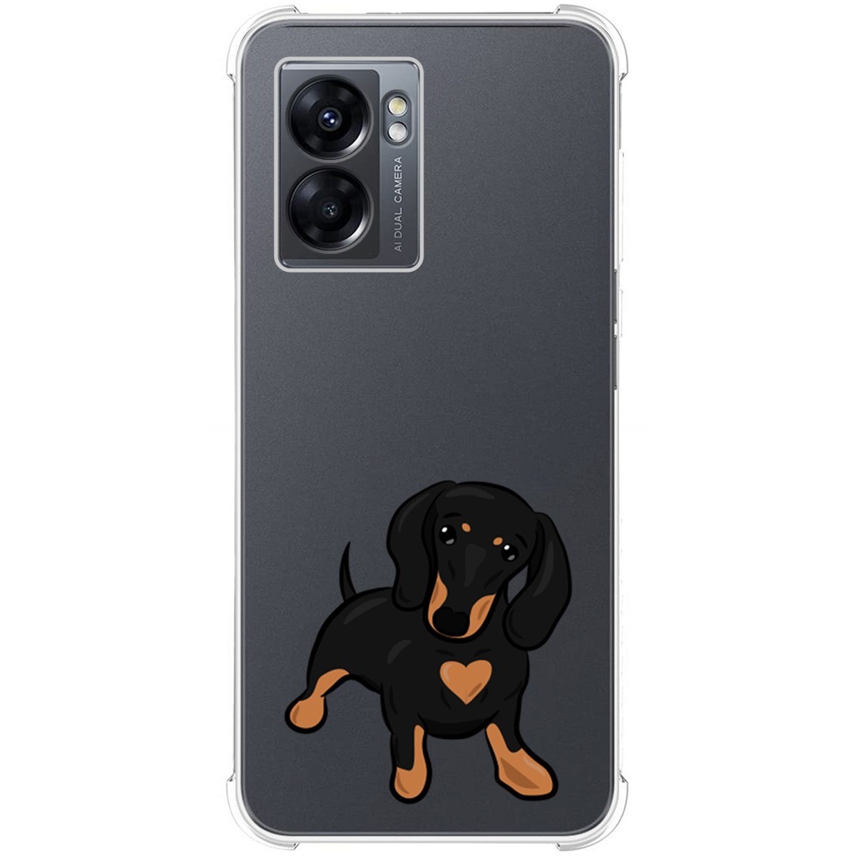 Funda Silicona Antigolpes para Realme Narzo 50 5G diseño Perros 04 Dibujos