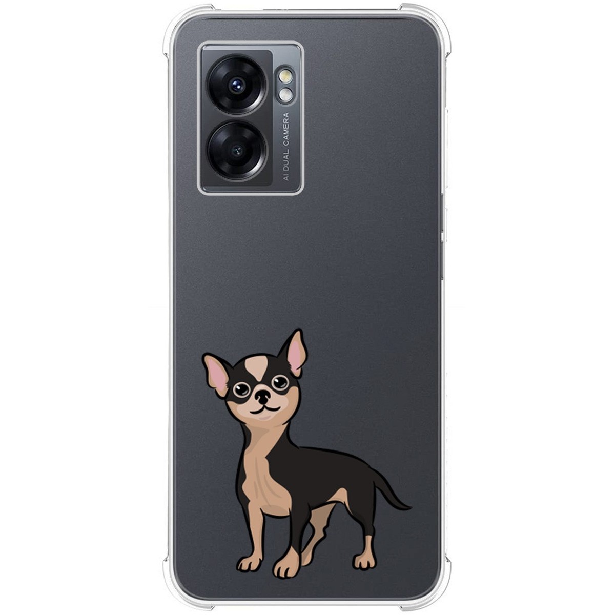 Funda Silicona Antigolpes para Realme Narzo 50 5G diseño Perros 05 Dibujos