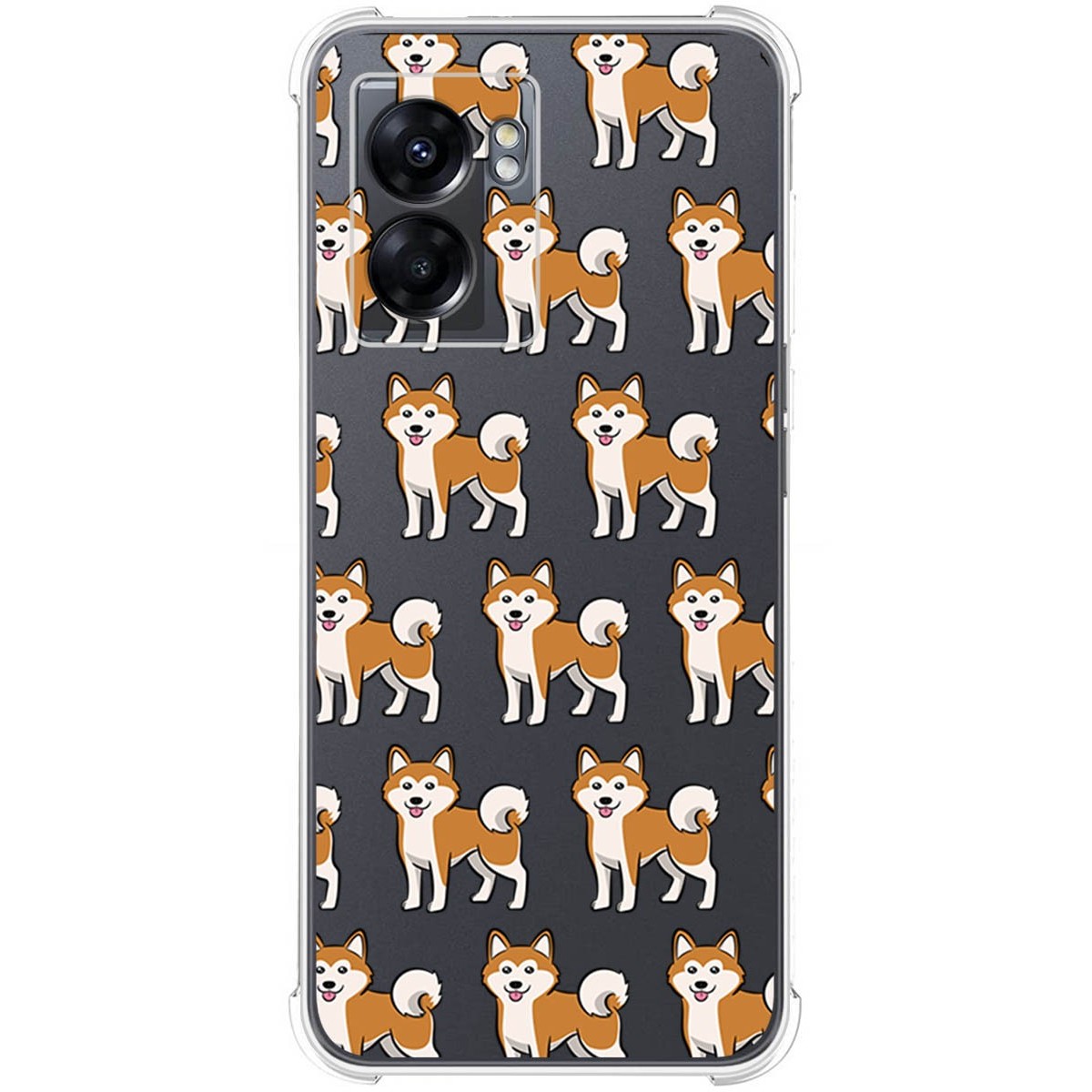 Funda Silicona Antigolpes para Realme Narzo 50 5G diseño Perros 08 Dibujos