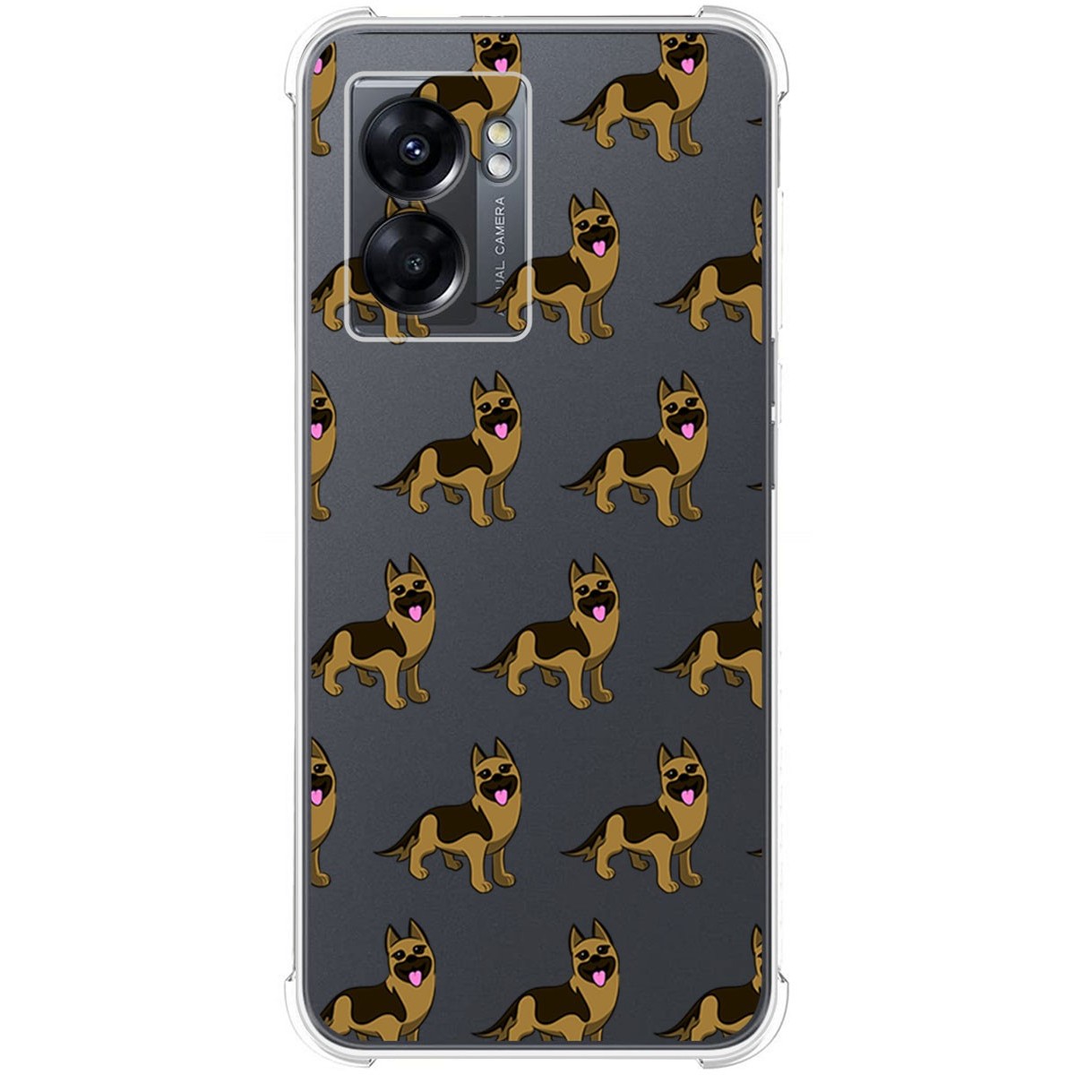 Funda Silicona Antigolpes para Realme Narzo 50 5G diseño Perros 09 Dibujos