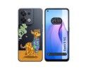 Funda Silicona Transparente para Oppo Reno 8 5G diseño Jirafa Dibujos