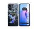 Funda Silicona Transparente para Oppo Reno 8 5G diseño Plumas Dibujos