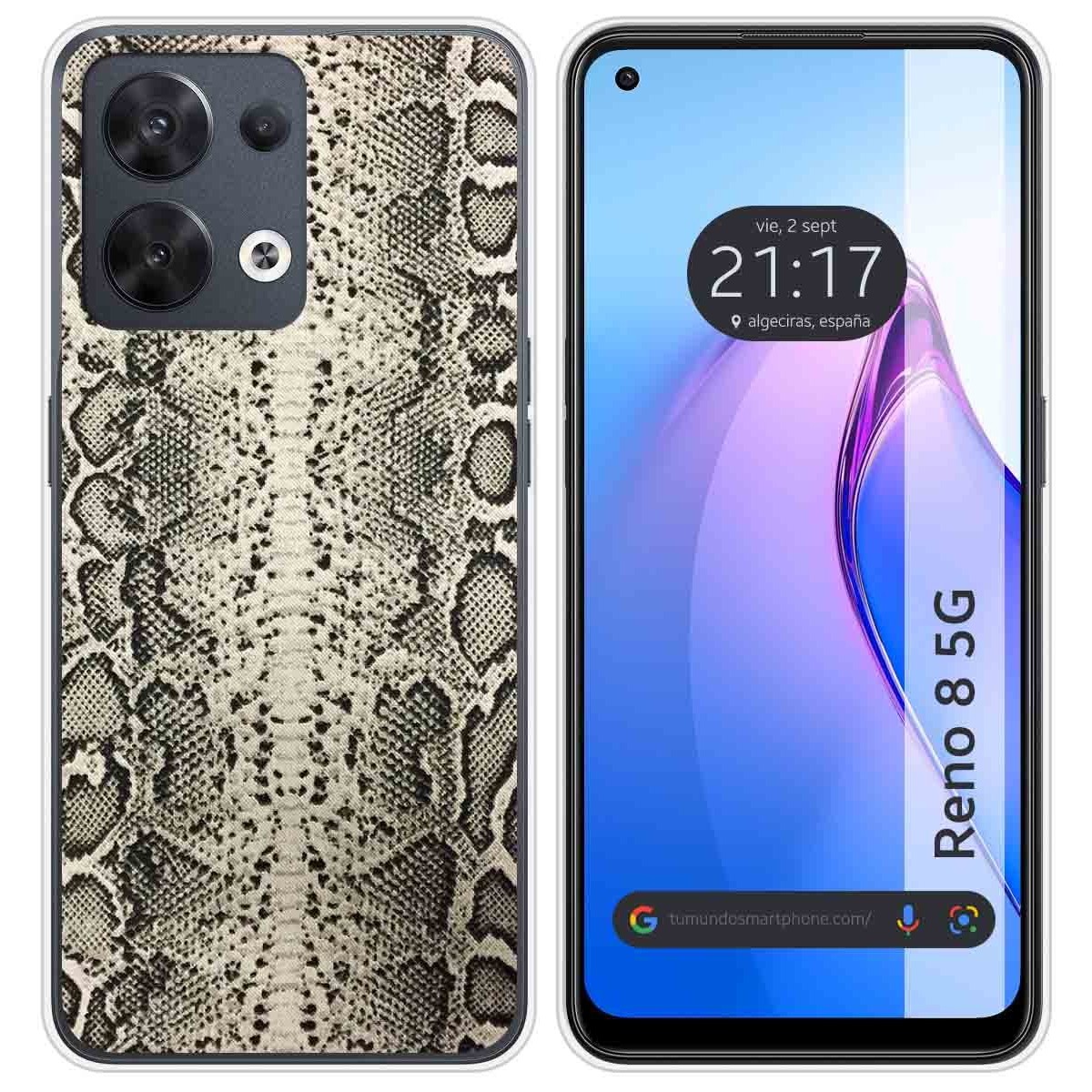 Funda Silicona para Oppo Reno 8 5G diseño Animal 01 Dibujos