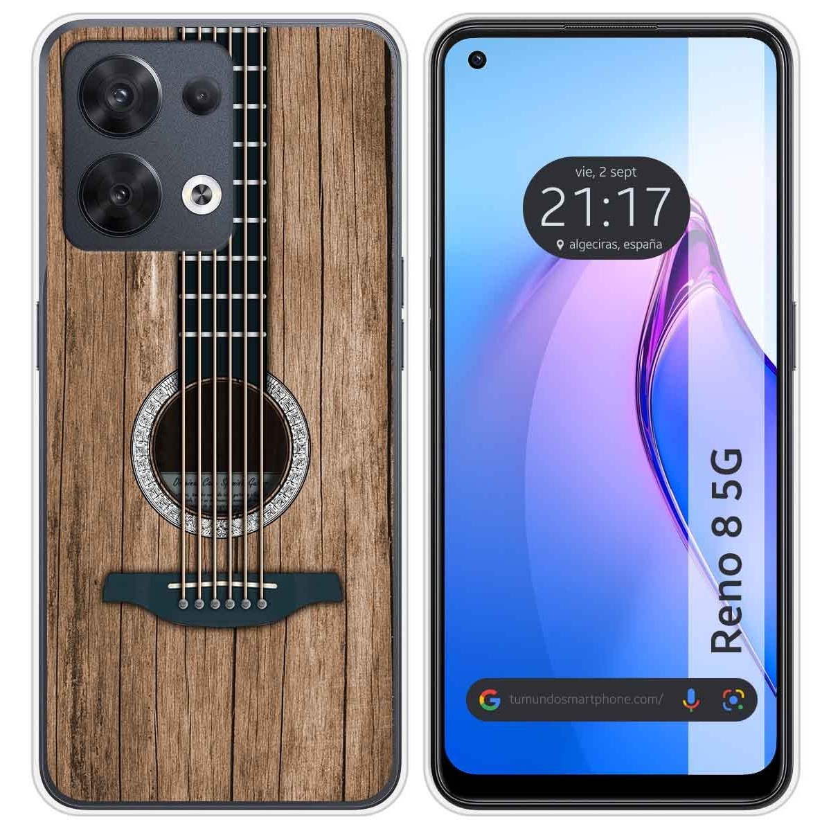 Funda Silicona para Oppo Reno 8 5G diseño Madera 11 Dibujos