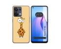 Funda Silicona para Oppo Reno 8 5G diseño Jirafa Dibujos