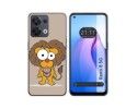 Funda Silicona para Oppo Reno 8 5G diseño Leon Dibujos