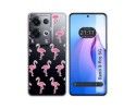 Funda Silicona Transparente para Oppo Reno 8 Pro 5G diseño Flamenco Dibujos