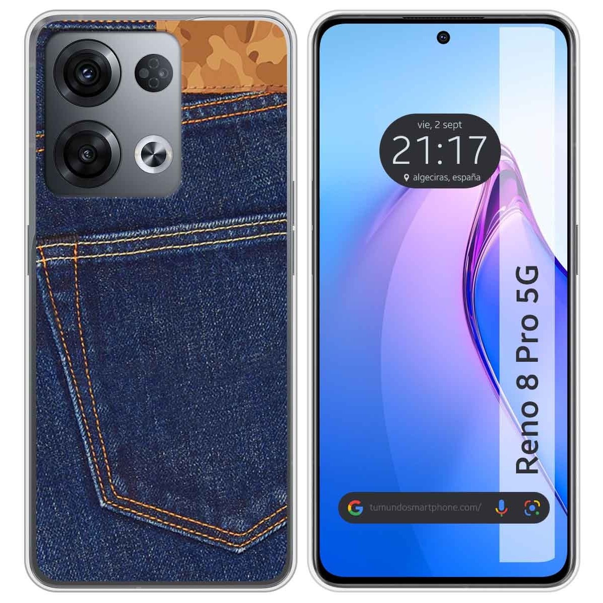 Funda Silicona para Oppo Reno 8 Pro 5G diseño Vaquero Dibujos