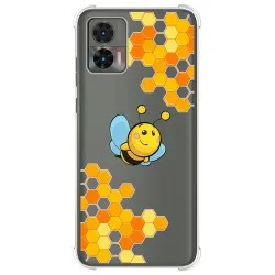 Funda Silicona Antigolpes para Motorola Edge 30 Neo 5G diseño Abeja Dibujos