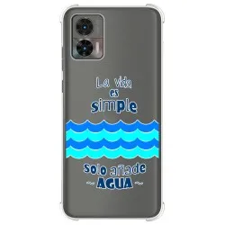 Funda Silicona Antigolpes para Motorola Edge 30 Neo 5G diseño Agua Dibujos