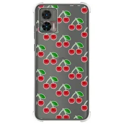 Funda Silicona Antigolpes para Motorola Edge 30 Neo 5G diseño Cerezas Dibujos