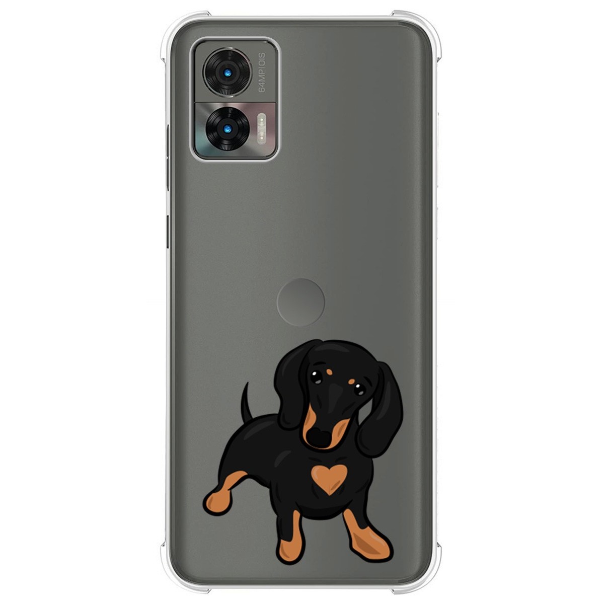 Funda Silicona Antigolpes para Motorola Edge 30 Neo 5G diseño Perros 04 Dibujos