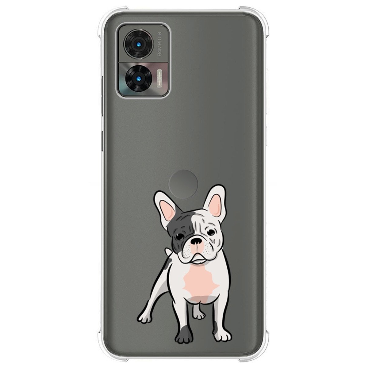 Funda Silicona Antigolpes para Motorola Edge 30 Neo 5G diseño Perros 06 Dibujos