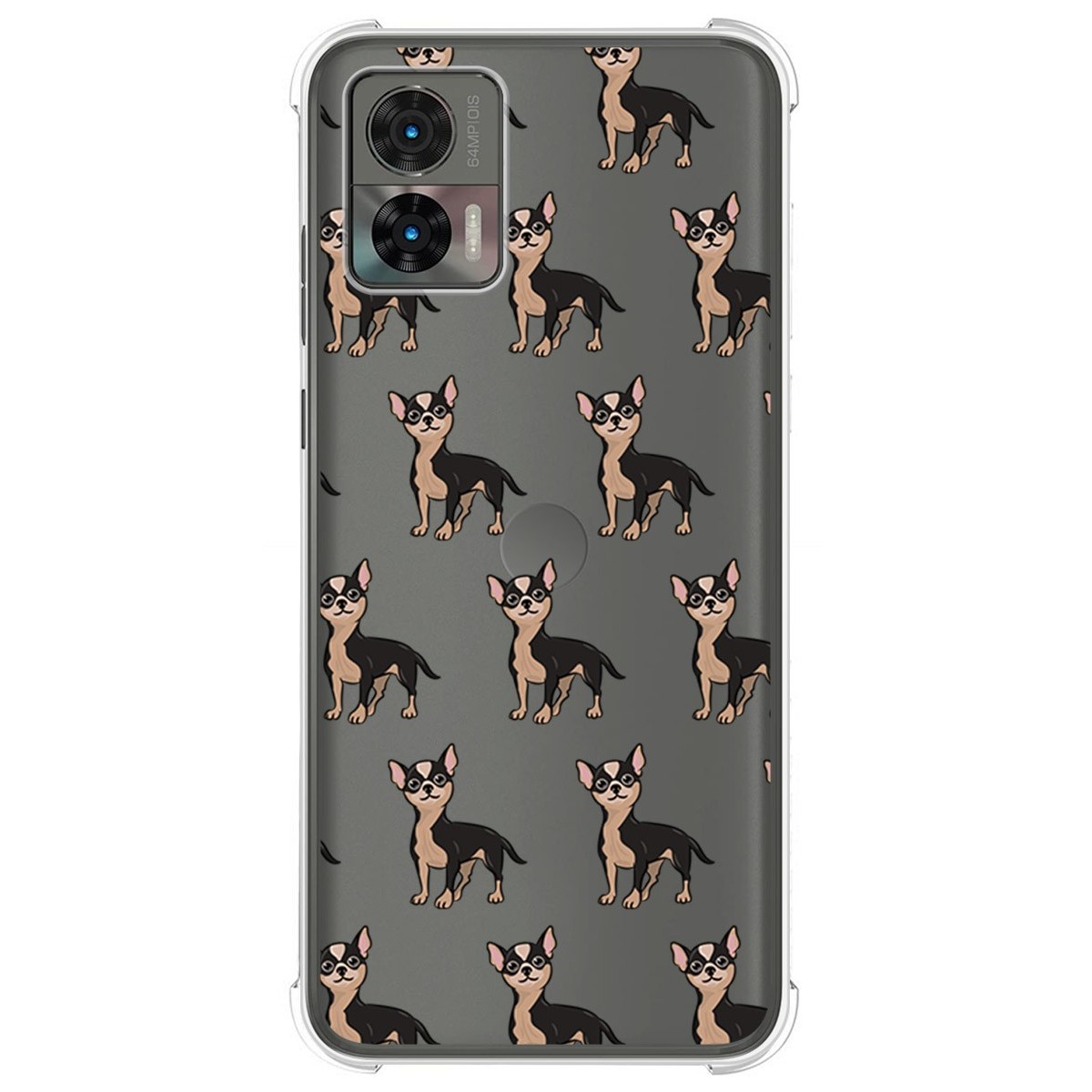 Funda Silicona Antigolpes para Motorola Edge 30 Neo 5G diseño Perros 11 Dibujos