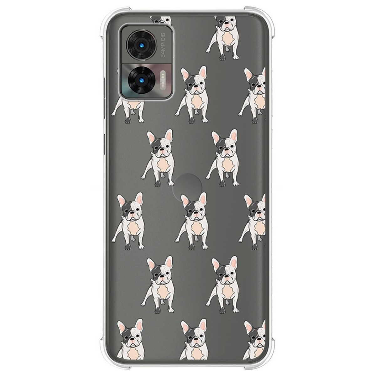 Funda Silicona Antigolpes para Motorola Edge 30 Neo 5G diseño Perros 12 Dibujos