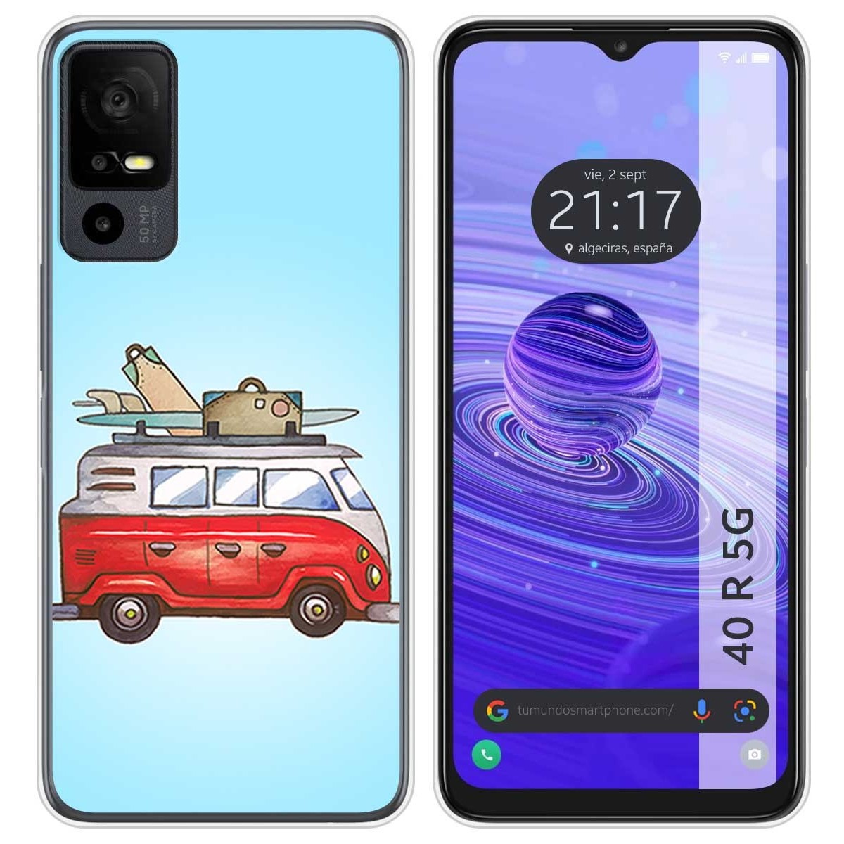 TCL 40 SE Funda Gel Tpu Silicona dibujo Mármol 13