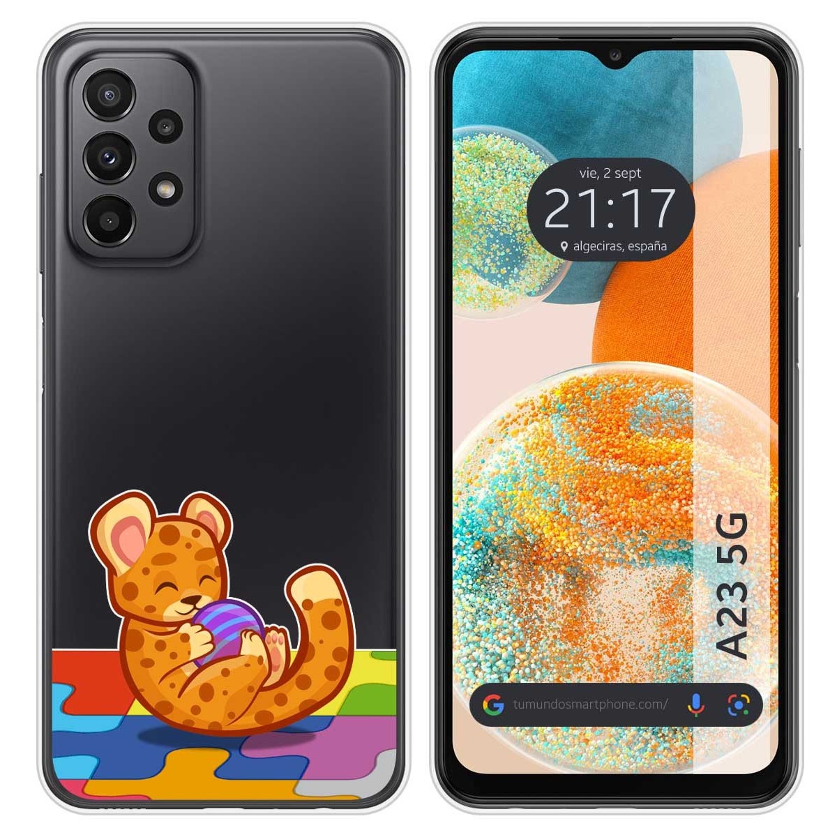 Samsung Galaxy A23 5G Funda Gel Tpu Silicona Líquida Azul