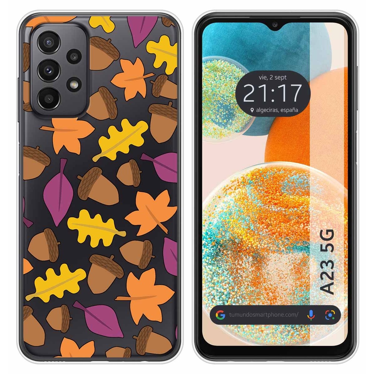 Funda móvil - TUMUNDOSMARTPHONE Samsung Galaxy A23 5G, Compatible con  Samsung Samsung Galaxy A23 5G, Multicolor