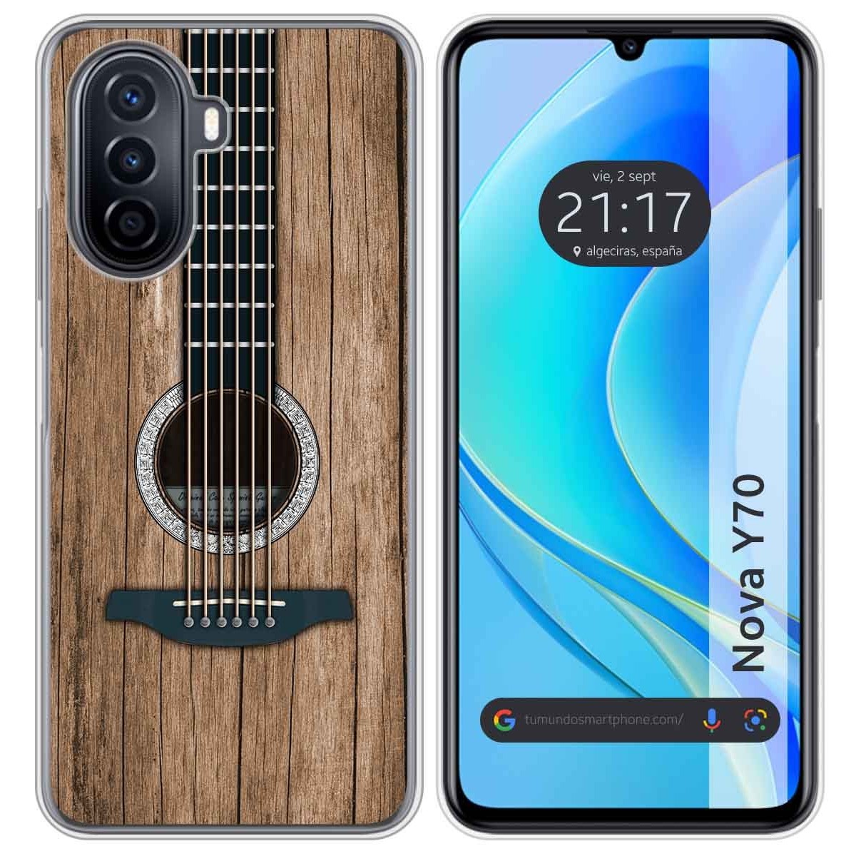 Funda Silicona para Huawei Nova Y70 diseño Madera 11 Dibujos