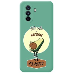 Funda Silicona Líquida Verde para Huawei Nova Y70 diseño Culo Natural Dibujos