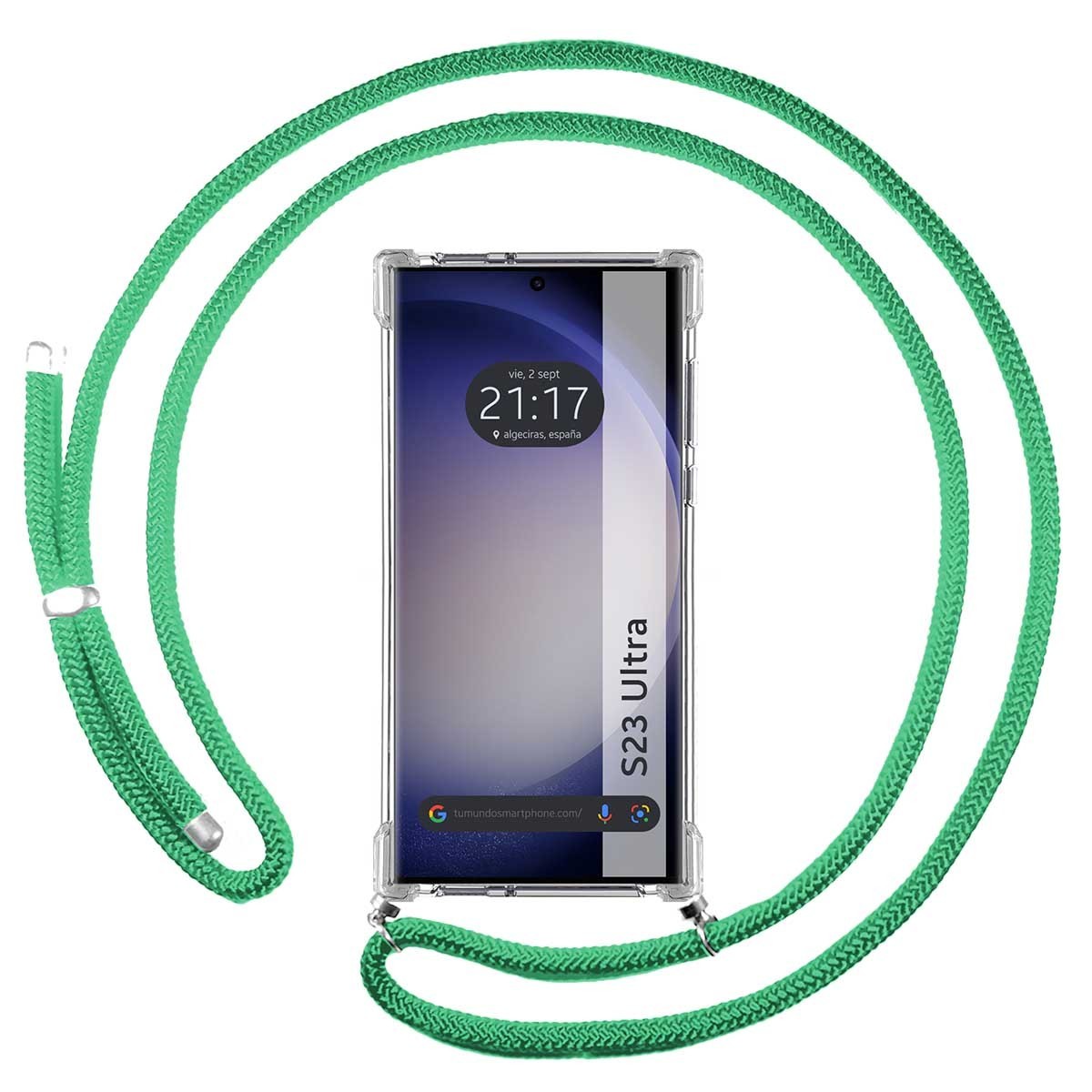 Funda original Samsung para Galaxy S23 Ultra, color Verde